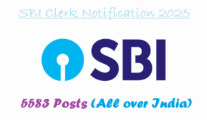 SBI Clerk 2025 Notification